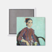 Vincent van Gogh - La Mousme Magnet (Vorderseite/Rückseite)