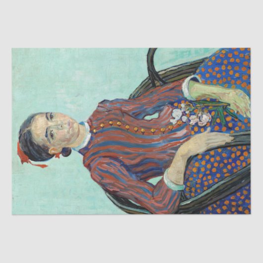 Vincent van Gogh - La Mousme Seidenpapier (Vorderseite)