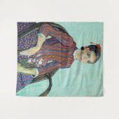 Vincent van Gogh - La Mousme Wandteppich (Vorderseite (Horizontal))