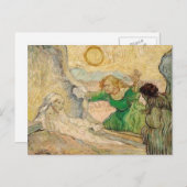 vincent van gogh- la résurrection de lazare (d'apr postkarte (Vorne/Hinten)