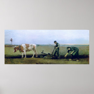 Vincent van Gogh   Labor - und Bauernpflanzung Poster