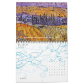 Vincent van Gogh Landscapes Vintage Kunst Kalender (Jan 2026)