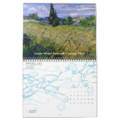 Vincent van Gogh Landscapes Vintage Kunst Kalender (Feb 2026)