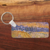 Vincent van Gogh - Landschaft bei Auvers im Regen Schlüsselanhänger (Rückseite)