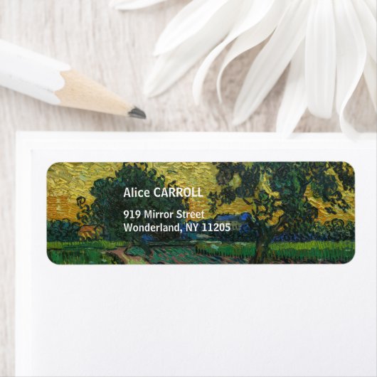 Vincent van Gogh - Landschaft bei Twilight (Insitu)