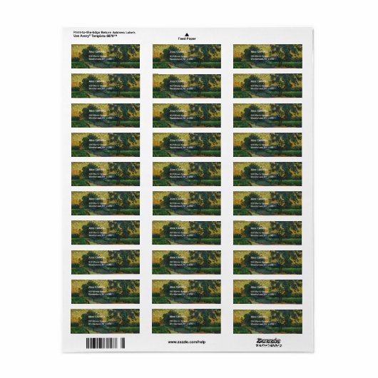 Vincent van Gogh - Landschaft bei Twilight (Vorne)