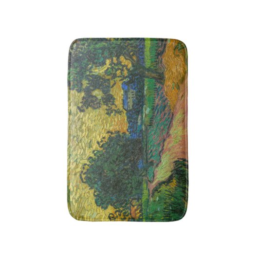 Vincent van Gogh - Landschaft bei Twilight Badematte (Vorderseite Vertikal)