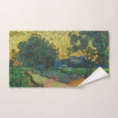 Vincent van Gogh - Landschaft bei Twilight Badhandtuch Set (Handtuch)
