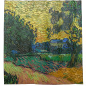 Vincent van Gogh - Landschaft bei Twilight Duschvorhang (Vorderseite)