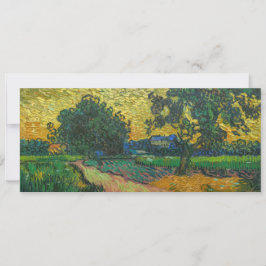 Vincent van Gogh - Landschaft bei Twilight Einladung