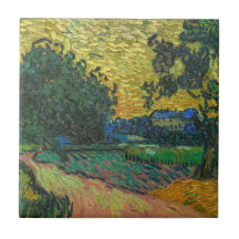 Vincent van Gogh - Landschaft bei Twilight