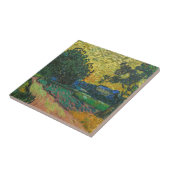 Vincent van Gogh - Landschaft bei Twilight Fliese (Seite)