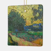 Vincent van Gogh - Landschaft bei Twilight Keramikornament (Links)