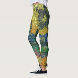 Vincent van Gogh - Landschaft bei Twilight Leggings