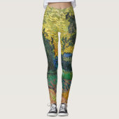 Vincent van Gogh - Landschaft bei Twilight Leggings (Vorderseite)
