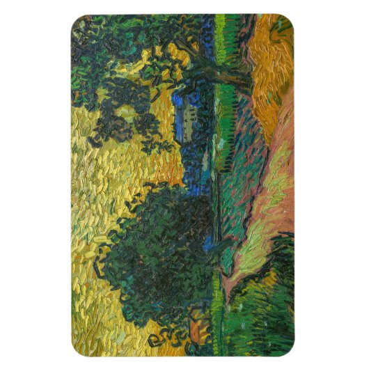 Vincent van Gogh - Landschaft bei Twilight Magnet (Vertikal)