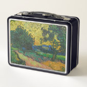 Vincent van Gogh - Landschaft bei Twilight Metall Brotdose (Rückseite)