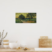 Vincent Van Gogh - Landschaft bei Twilight modifiz Poster (Küche)