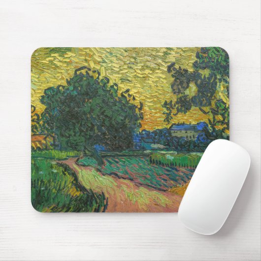 Vincent van Gogh - Landschaft bei Twilight Mousepad (Mit Mouse)