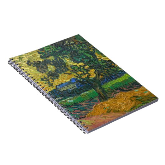 Vincent van Gogh - Landschaft bei Twilight Notizblock (Rechte Seite)