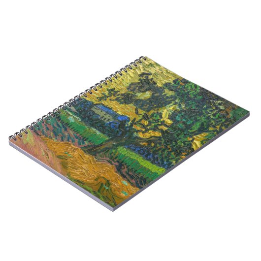 Vincent van Gogh - Landschaft bei Twilight Notizblock (Linke Seite)