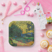 Vincent van Gogh - Landschaft bei Twilight Pappteller (Party)