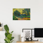 Vincent van Gogh - Landschaft bei Twilight Poster (Heimbüro)