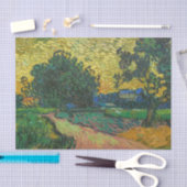 Vincent van Gogh - Landschaft bei Twilight Seidenpapier (Handwerk)