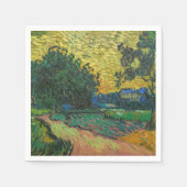 Vincent van Gogh - Landschaft bei Twilight Serviette (Vorderseite)