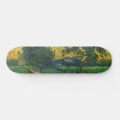 Vincent van Gogh - Landschaft bei Twilight Skateboard (Horizontal)
