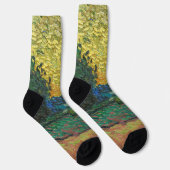 Vincent van Gogh - Landschaft bei Twilight Socken (Rechts)