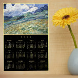 Vincent Van Gogh Landschaft Frankreich 2025 Kalend Poster<br><div class="desc">Erstellen Sie Ihre eigenen, personalisierten, wunderschönen eleganten Imitate goldene Schrift Typografie Schriftart, Schwarz und Imitat Gold, 2025 Volljahr, Reise / Landschaft / Natur / Vintage Kunstliebhaber und Van Gogh Kenner's Zuhause-Zimmer Dekor, jährliche Kalender Wandposter, mit einem schönen Meisterwerk farbenfroh detailliert Vintages Öl auf Leinwand Malerei, von Vincent van Gogh, Landschaft...</div>