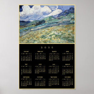 Vincent Van Gogh Landschaft Frankreich 2026 Kalend Poster
