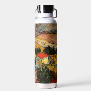 Vincent van Gogh - Landschaft, Haus und Pflüger Trinkflasche
