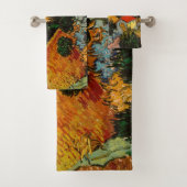 Vincent van Gogh - Landschaft, Haus und Plowman Badhandtuch Set (Insitu)