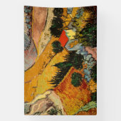 Vincent van Gogh - Landschaft, Haus und Plowman Banner (Vertikal)