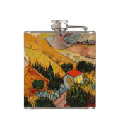 Vincent van Gogh - Landschaft, Haus und Plowman Flachmann (Rückseite)