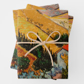 Vincent van Gogh - Landschaft, Haus und Plowman Geschenkpapier Set (Beispiel)