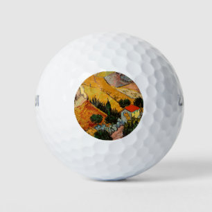 Vincent van Gogh - Landschaft, Haus und Plowman Golfball