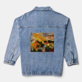 Vincent van Gogh - Landschaft, Haus und Plowman Jeansjacke