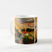 Vincent van Gogh - Landschaft, Haus und Plowman Kaffeetasse (Vorderseite Links)