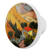 Vincent van Gogh - Landschaft, Haus und Plowman Keramikknauf (Rechts)