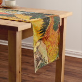 Vincent van Gogh - Landschaft, Haus und Plowman Kurzer Tischläufer (Beispiel)