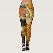 Vincent van Gogh - Landschaft, Haus und Plowman Leggings (Rückseite)