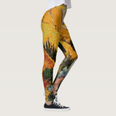 Vincent van Gogh - Landschaft, Haus und Plowman Leggings (Rechts)