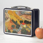 Vincent van Gogh - Landschaft, Haus und Plowman Metall Brotdose (Beispiel)