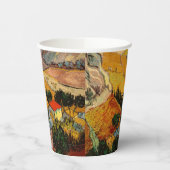 Vincent van Gogh - Landschaft, Haus und Plowman Pappbecher (Links)