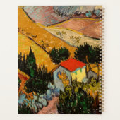 Vincent van Gogh - Landschaft, Haus und Plowman Planer (Rückseite)