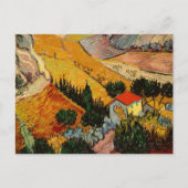 Vincent van Gogh - Landschaft, Haus und Plowman Postkarte (Vorderseite)