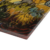 Vincent van Gogh - Landschaft, Haus und Plowman Schneidebrett (Ecke)